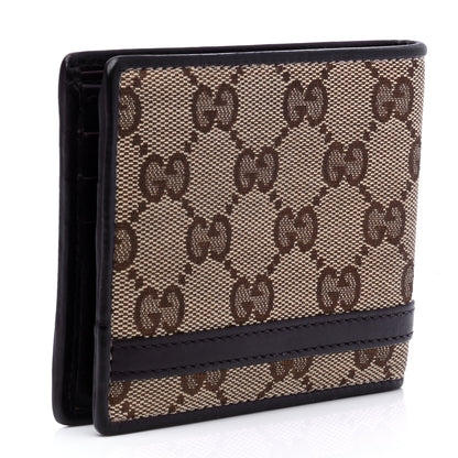 Gucci Monogram Mens Bi-Fold Wallet Brown 2 of 4