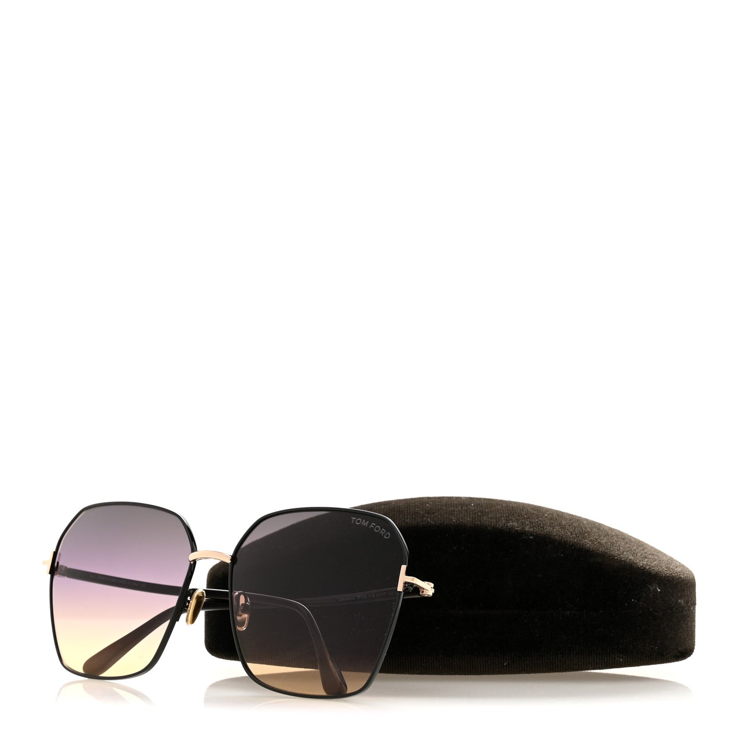 Claudia TF839 Sunglasses Black