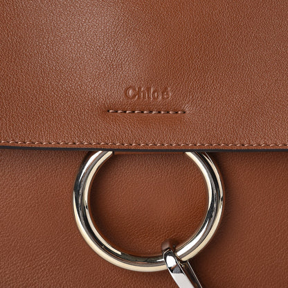 Chloe Calfskin Medium Faye Day Shoulder Bag Tan 7 of 7