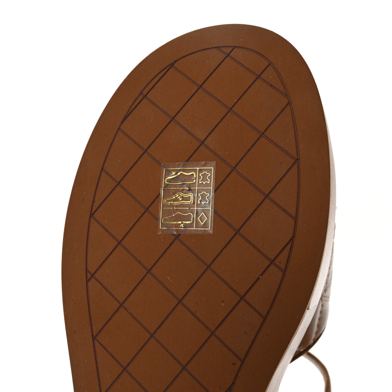 Chanel Lambskin Quilted CC Platform Sandals 36.5 Beige 11 of 13