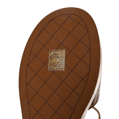 Chanel Lambskin Quilted CC Platform Sandals 36.5 Beige 11 of 13