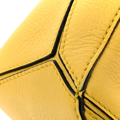 Loewe Calfskin Mini Puzzle Bag Yellow 12 of 13