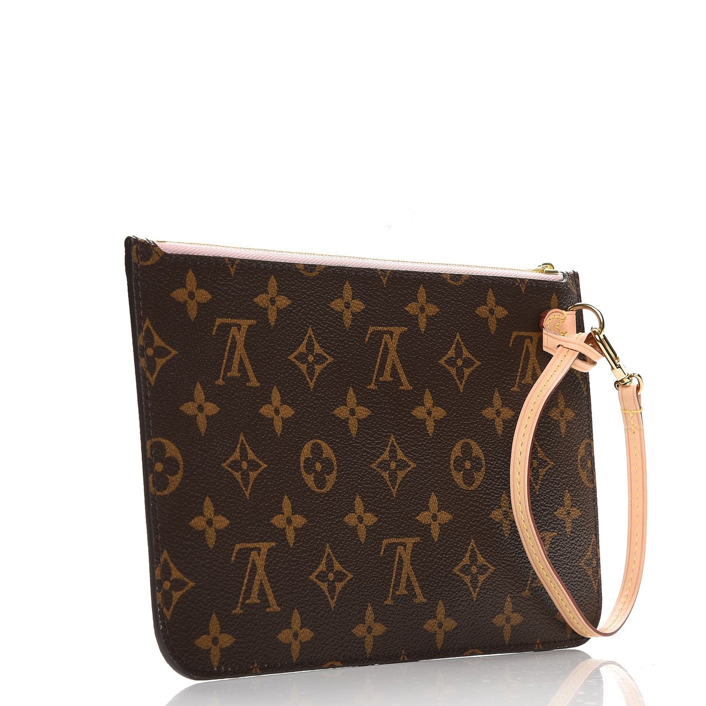 Monogram Neverfull MM GM Pochette Rose Ballerine