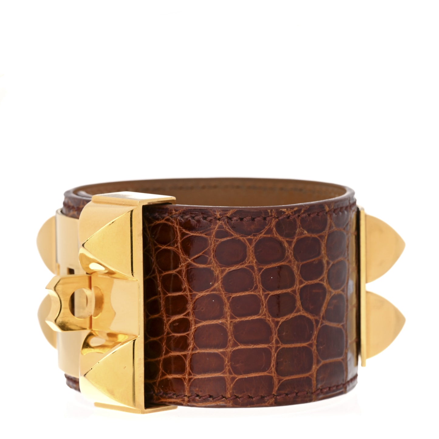 Shiny Niloticus Crocodile Collier De Chien CDC Bracelet S Miel