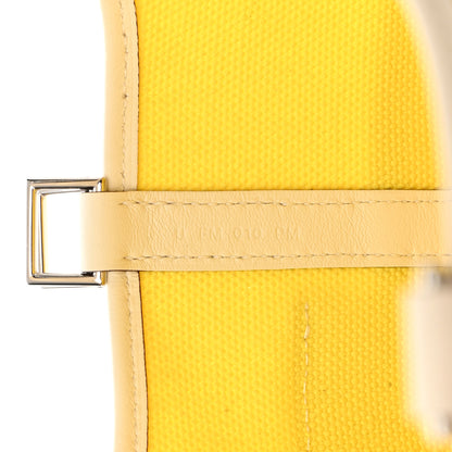 Hermes Toile Goeland Swift Cargo Picotin Lock 18 Jaune Citron Nata 7 of 11