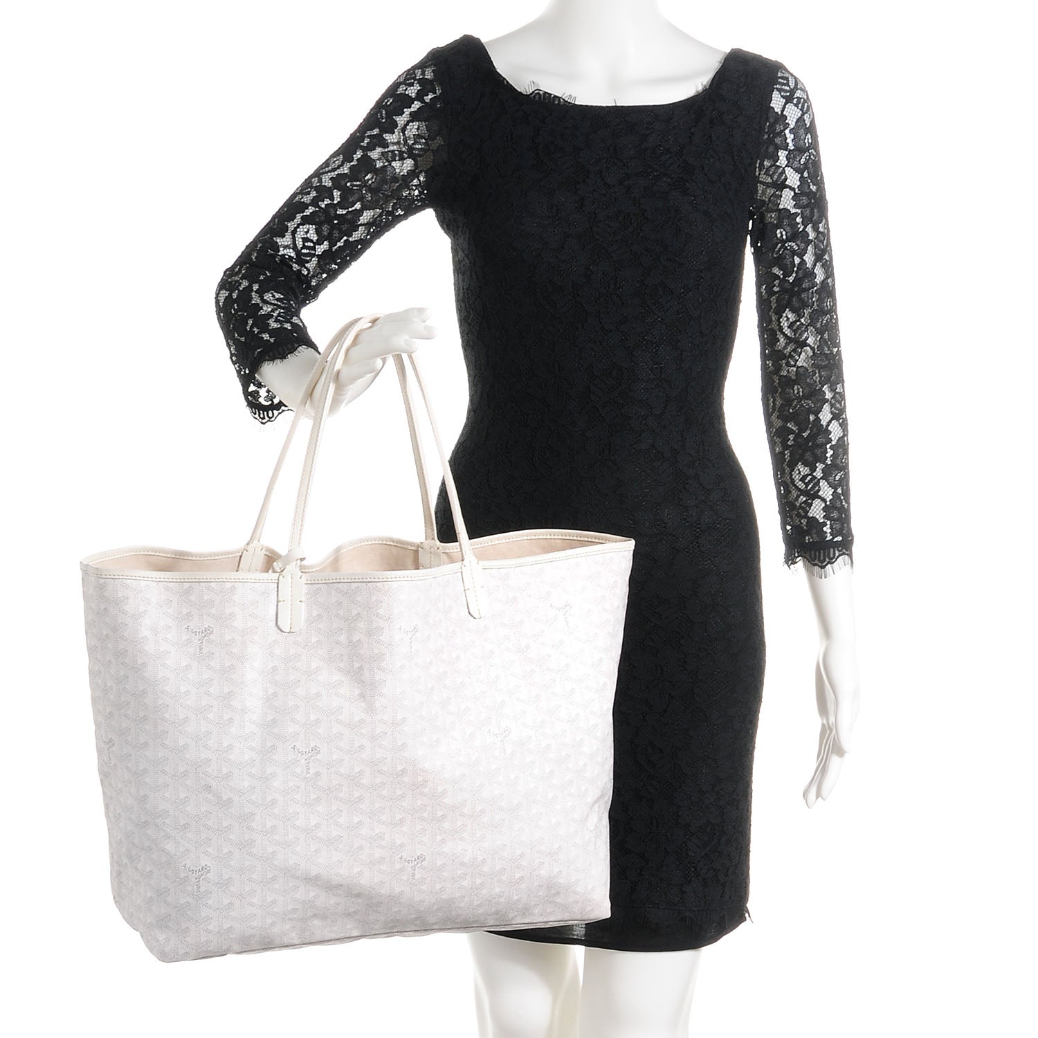 Goyard Goyardine Saint Louis GM White 2 of 7