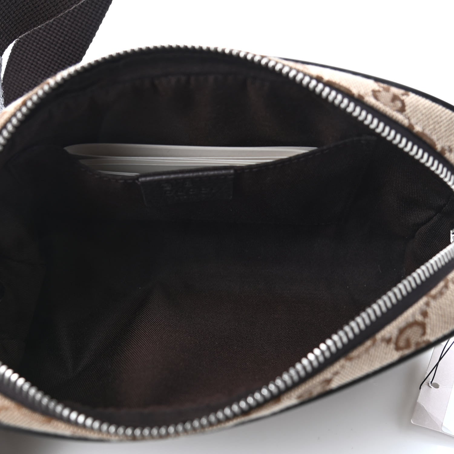 Gucci Monogram Belt Bag Dark Brown 4 of 4