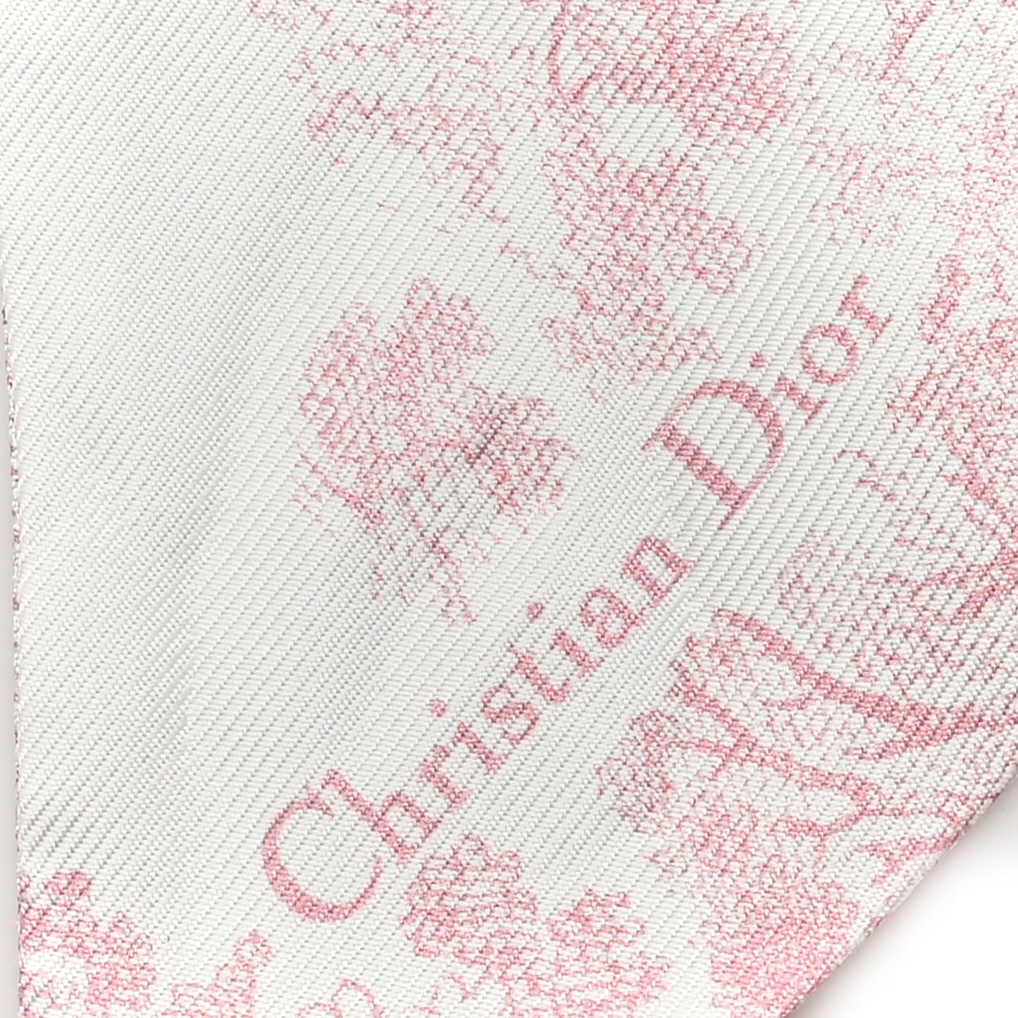 Silk Toile De Jouy Mitzah Scarf Pink