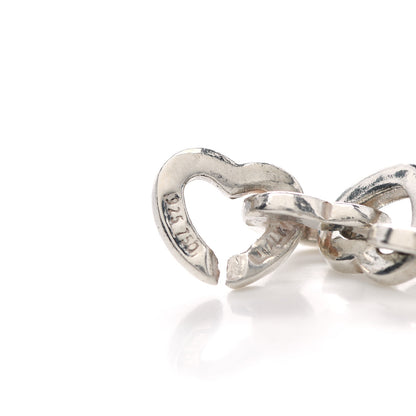 Tiffany Sterling Silver 18K Yellow Gold Heart Links Bracelet 4 of 4
