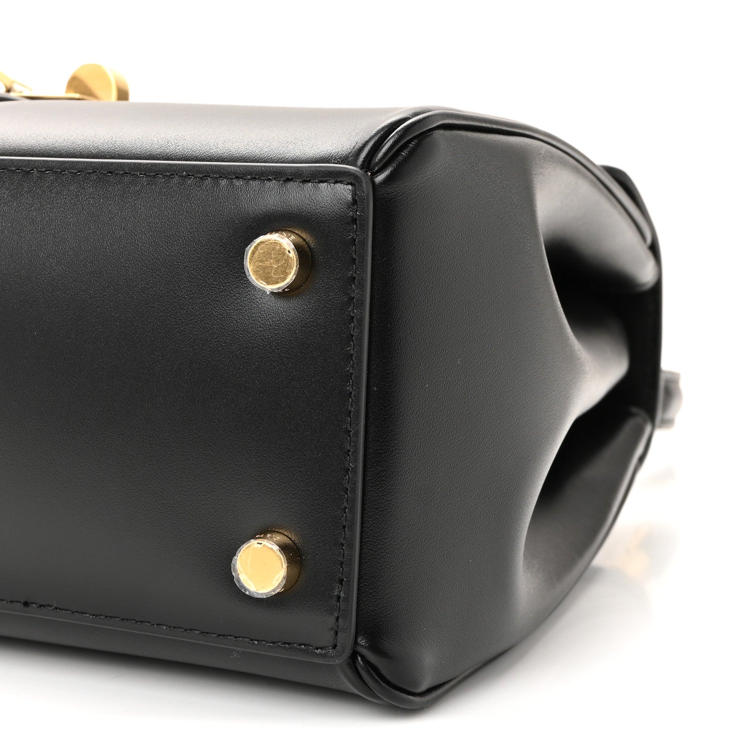 Celine Satinated Calfskin Small 16 Top Handle Bag Black 11 of 11