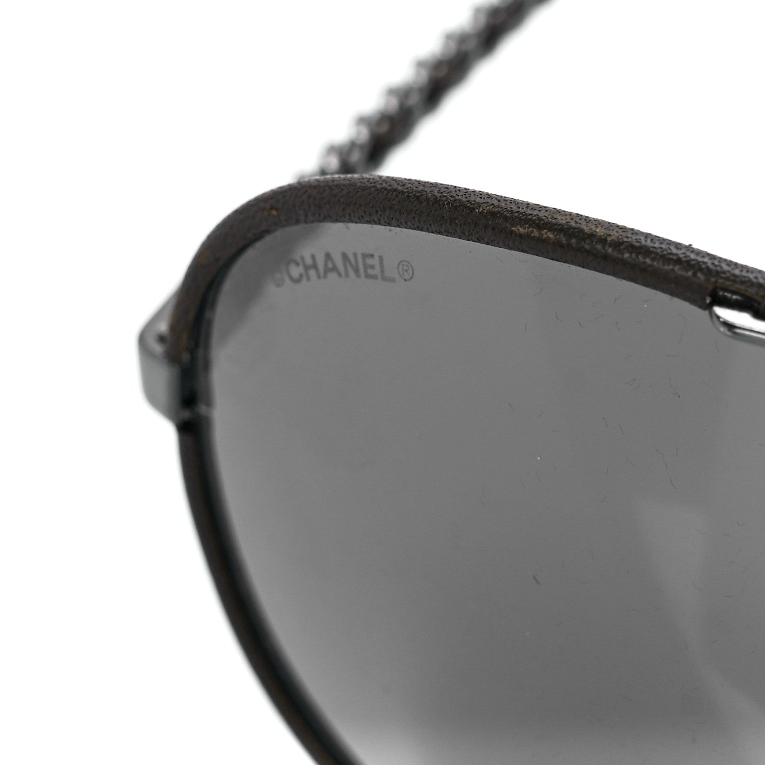 Chanel Metal Pilot Winter Sunglasses 4219-Q Dark Brown 7 of 8