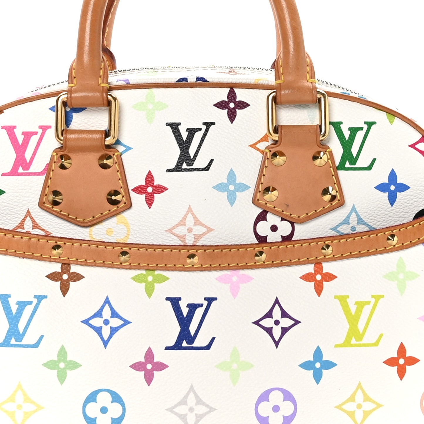 Monogram Multicolor Trouville White