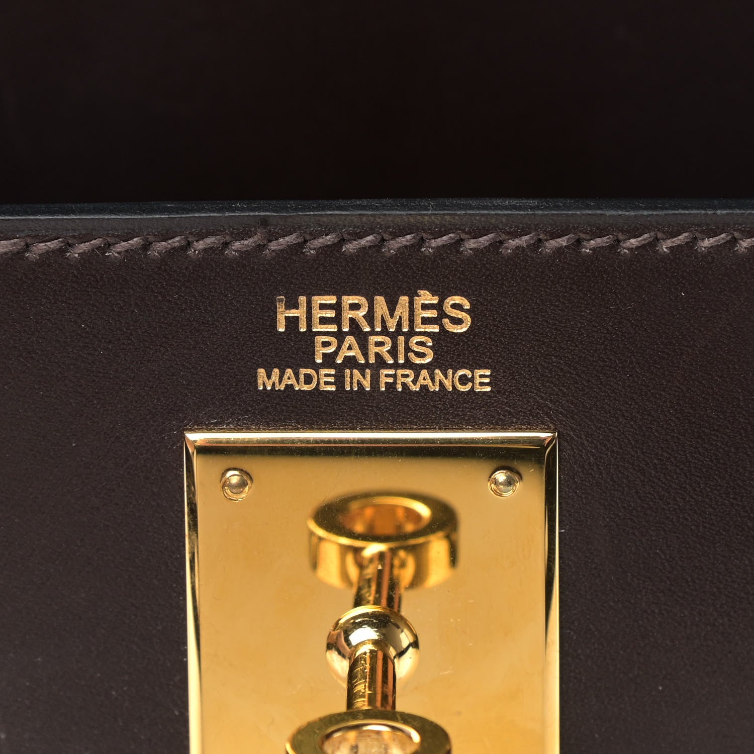 Hermes Box Kelly Retourne 32 Chocolate 7 of 12