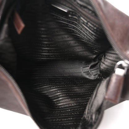 Prada Bullhide Large Explore Shoulder Bag Coffee 5 of 9