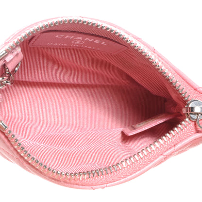 Chanel Lambskin Quilted Key Holder Case Pink 6 of 8