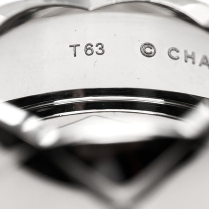 Chanel 18K White Gold Large Coco Crush Ring 63 10.25 7 of 8