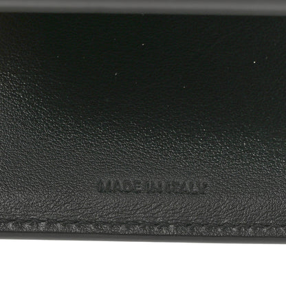 Celine Shiny Calfskin Triomphe Small Wallet Black 7 of 8
