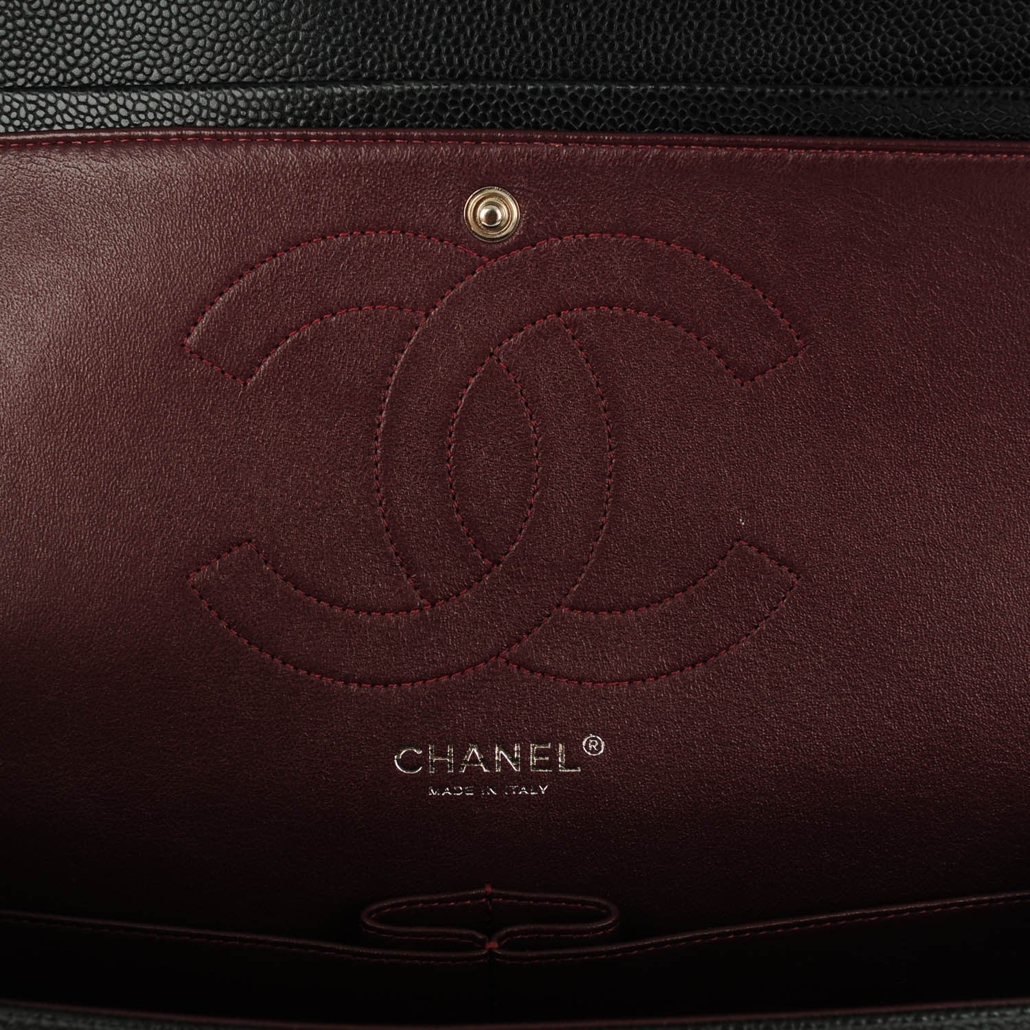 Chanel Caviar Quilted Jumbo Double Flap Black 7 of 8