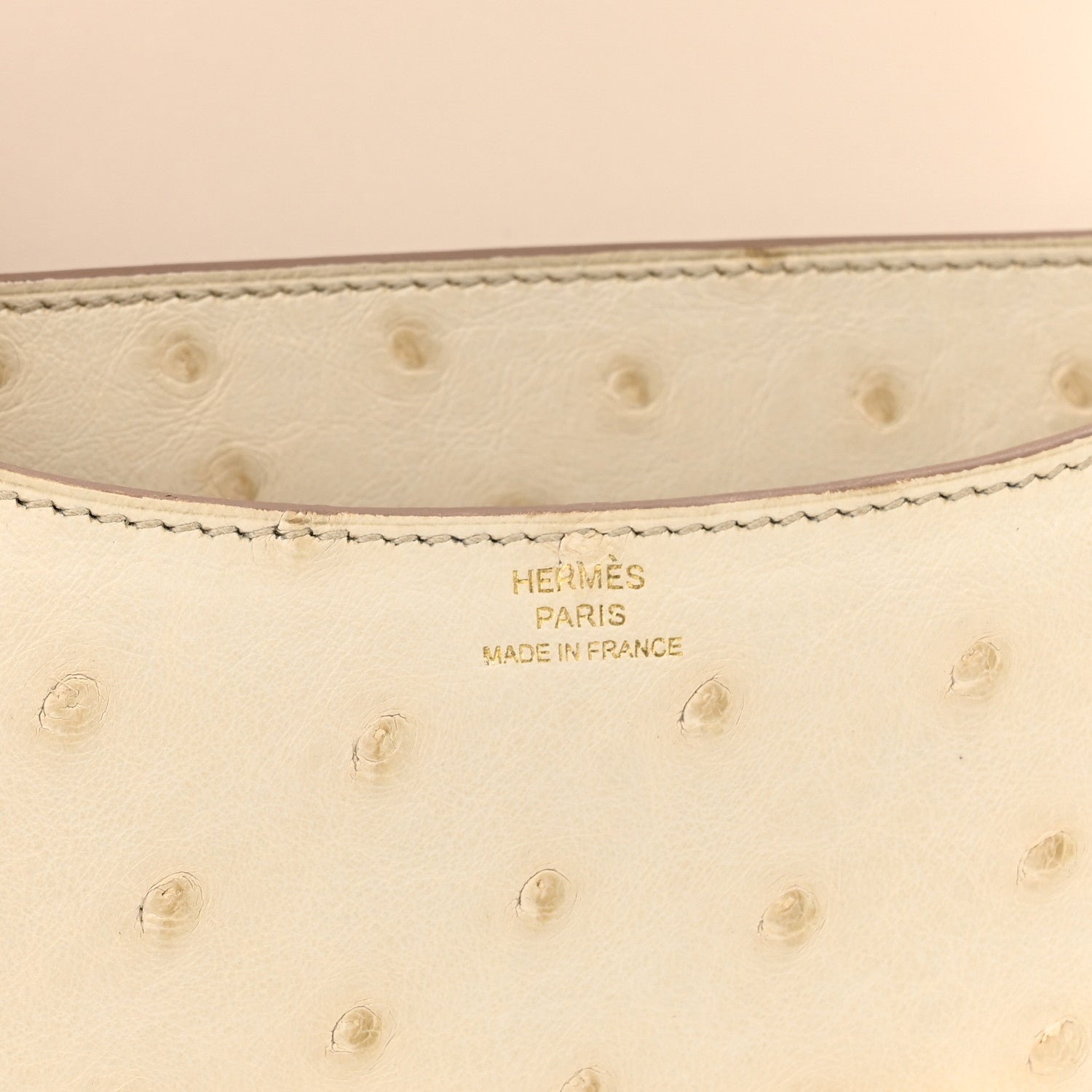 Hermes Ostrich Constance 18 Beton 6 of 11