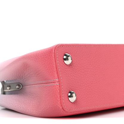 Louis Vuitton Taurillon Gradient Cloudy Capucines BB Corail 9 of 10