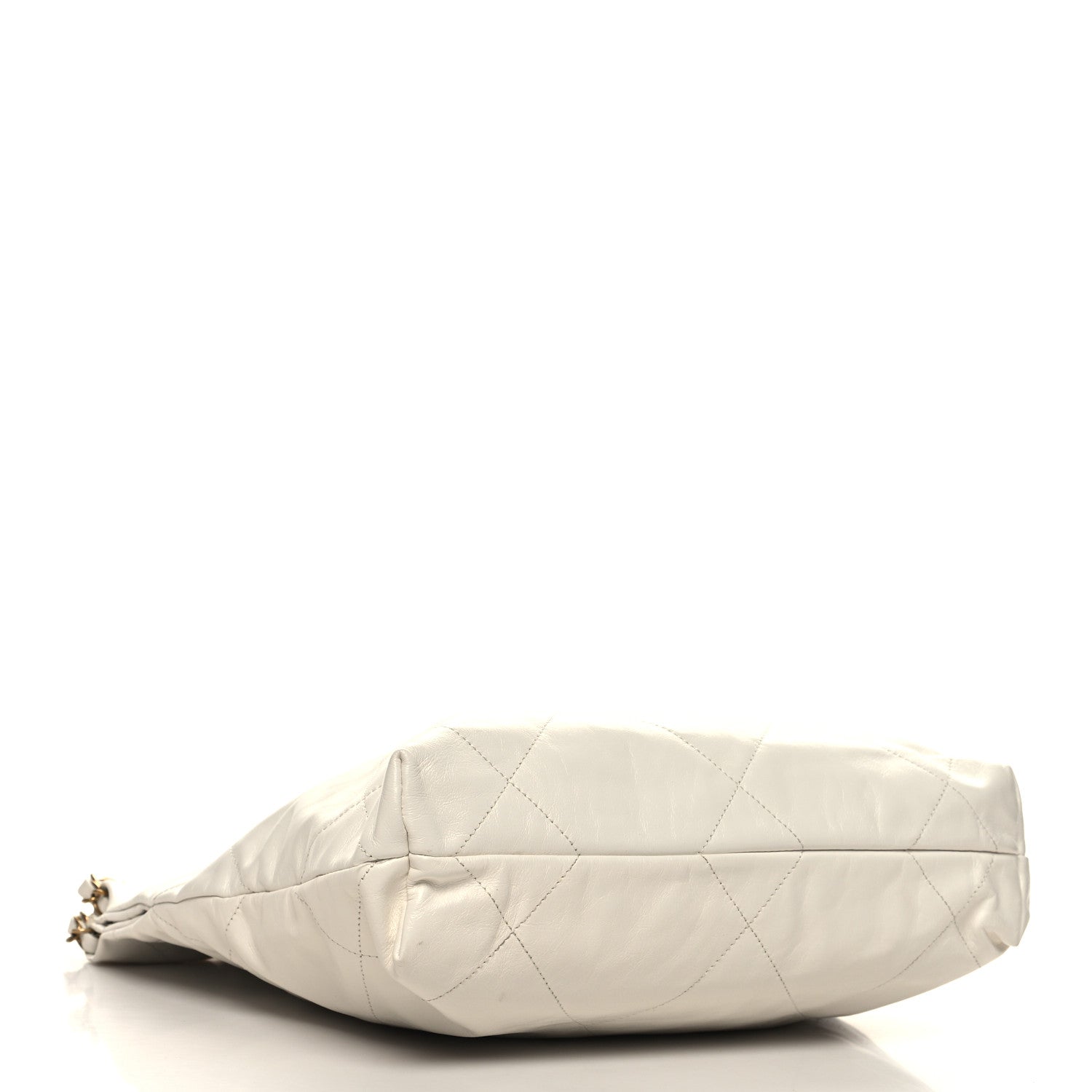 Chanel Shiny Calfskin Quilted Small Chanel 22 White 5 of 12