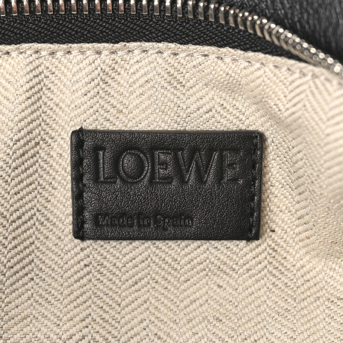 Calfskin Small Puzzle Bag Black