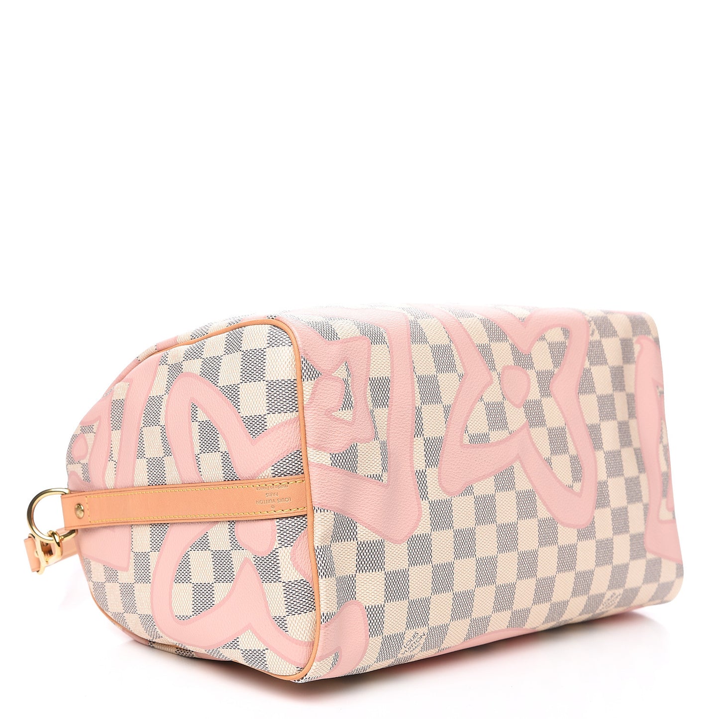Damier Azur Tahitienne Speedy Bandouliere 30 Rose Ballerine