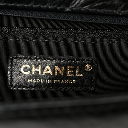 Chanel Aged Calfskin Quilted New Medium Jacket Boy Flap Black 5 of 10