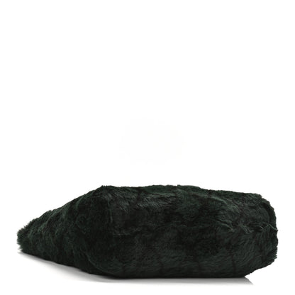 Chanel Lapin Fur Quilt Pattern Tote Green 4 of 10