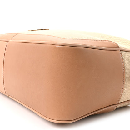 Saint Laurent Canvas Calfskin Camera Supple Bag Avorio Vintage Brown 9 of 9