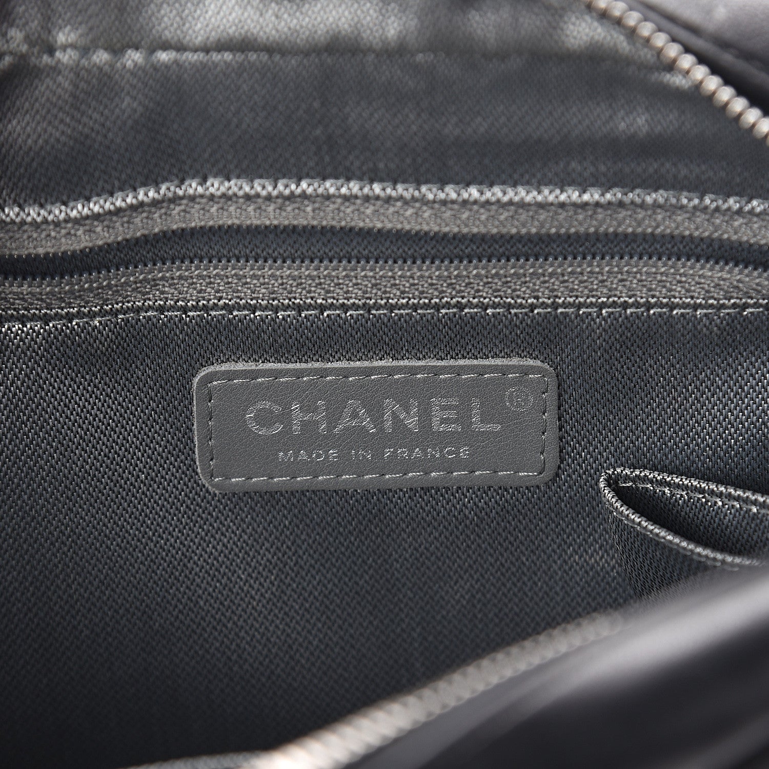 Chanel Lambskin Vertical Quilted Mademoiselle Small Camera Case Black 4 of 8