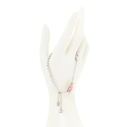 Christian Dior Crystal Flower Bracelet Silver 2 of 5