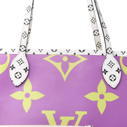 Louis Vuitton Monogram Giant Neverfull MM Pink Lilac 10 of 10