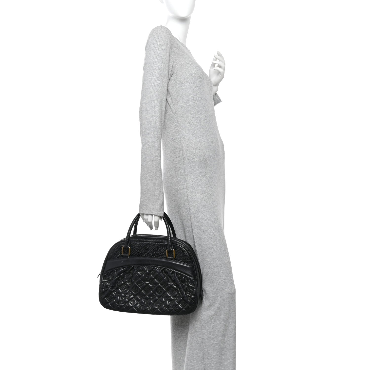 Louis Vuitton Lambskin Vienna Mizi Black 2 of 10