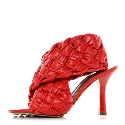 Bottega Veneta Shiny Nappa Intrecciato The Board Sandals 36 Nail Polish 1 of 7