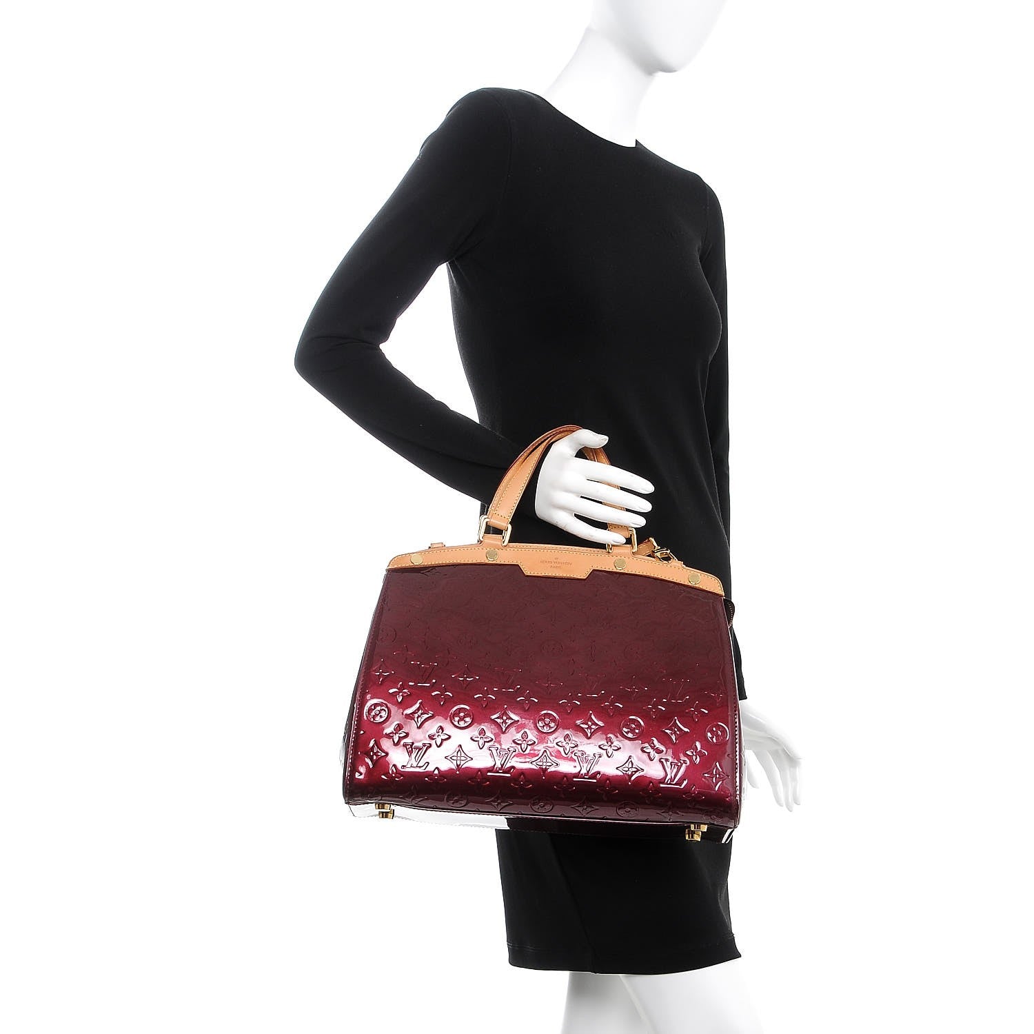 Louis Vuitton Vernis Brea GM Rouge Fauviste 3 of 8