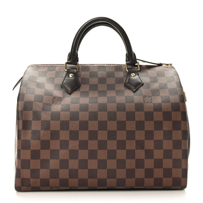 Louis Vuitton Damier Ebene Speedy 30 1 of 10