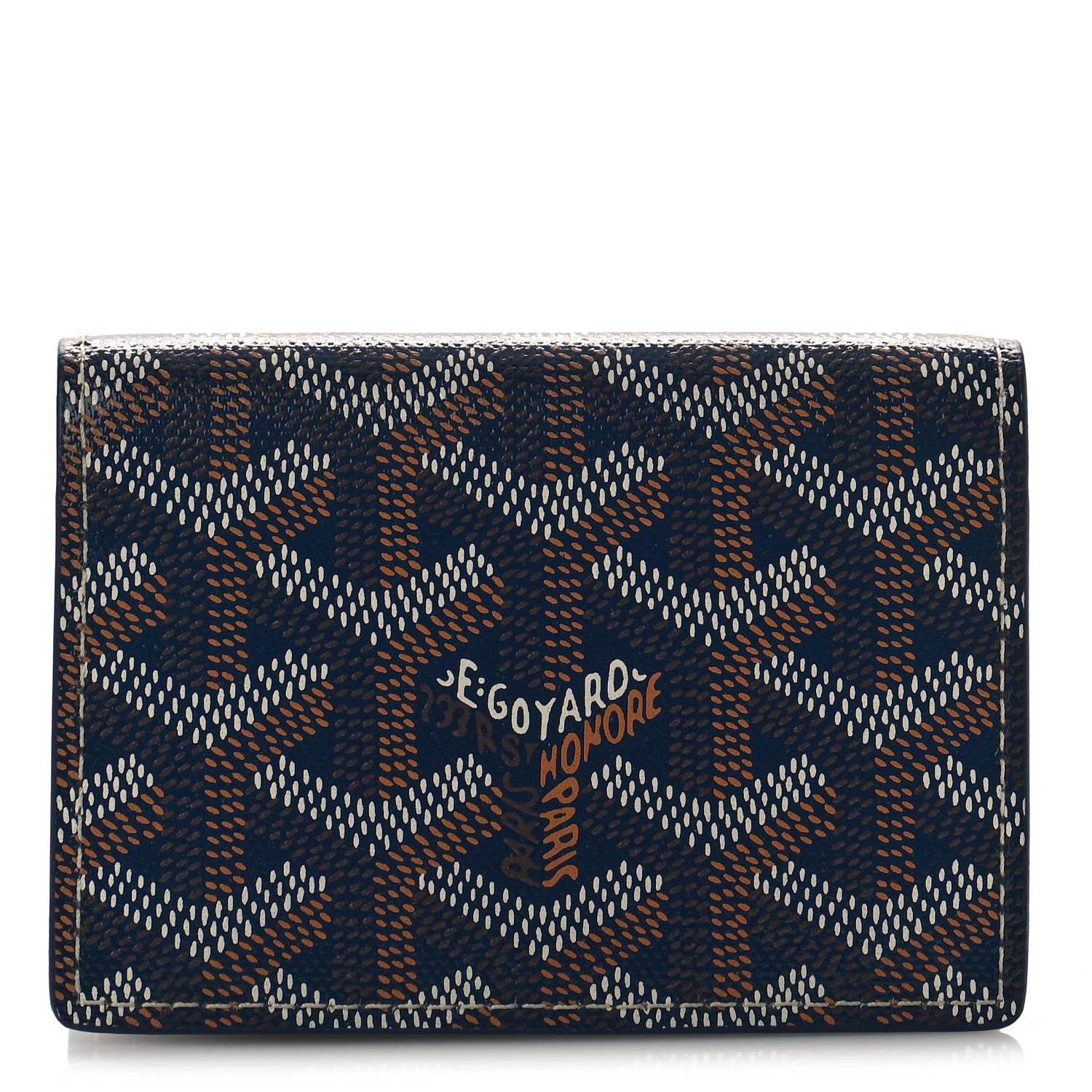 Goyard Goyardine Business Card Holder Navy 1 of 9