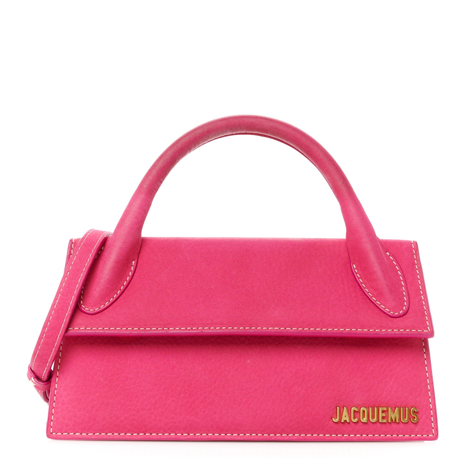 Jacquemus Nubuck Le Chiquito Long Dark Pink 1 of 10