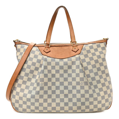 Louis Vuitton Damier Azur Siracusa GM 1 of 15