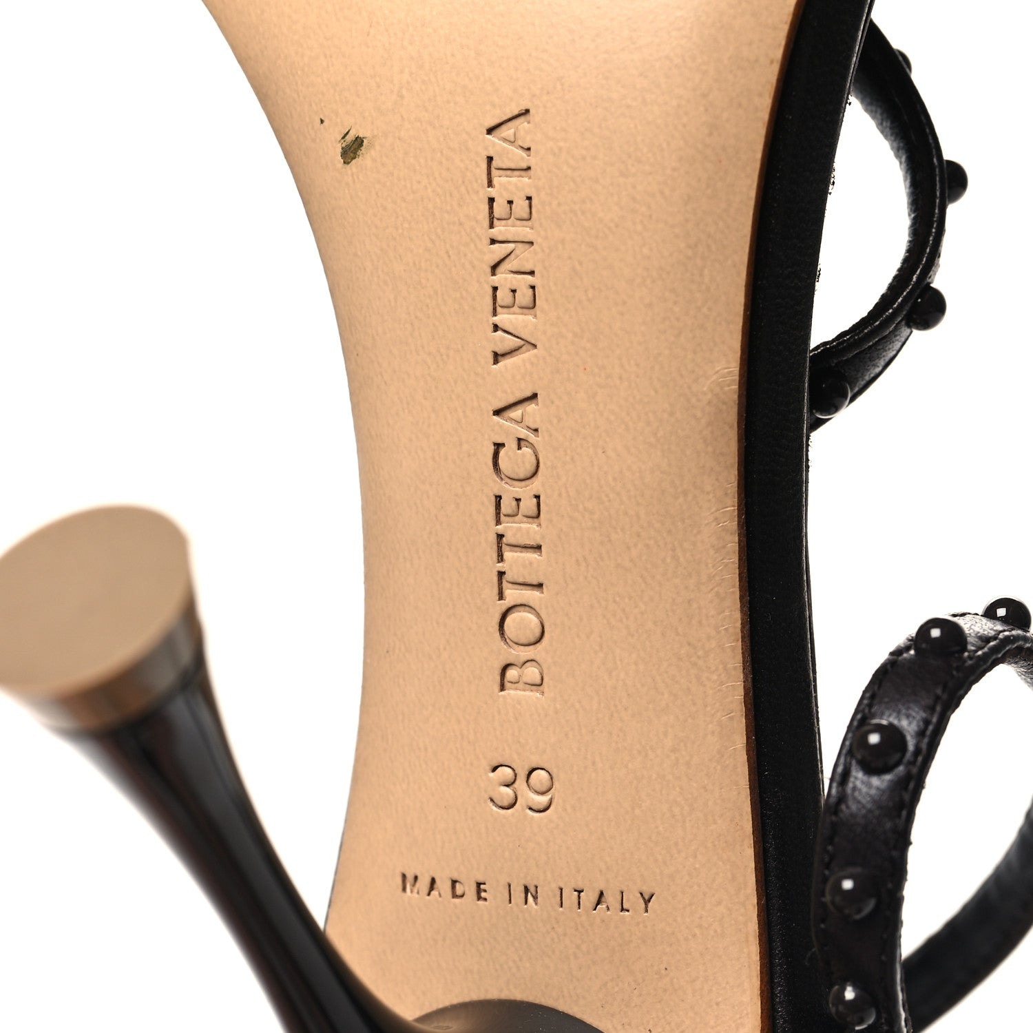Bottega Veneta Nappa Lagoon Bubble 100mm Sandals 39 Fondant 6 of 7