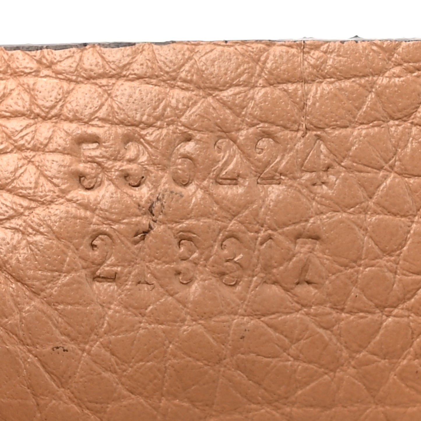 Pebbled Calfskin Medium Soho Flap Crossbody Camelia