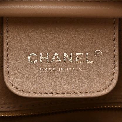 Chanel Calfskin Large Bowling Bag Beige 6 of 11