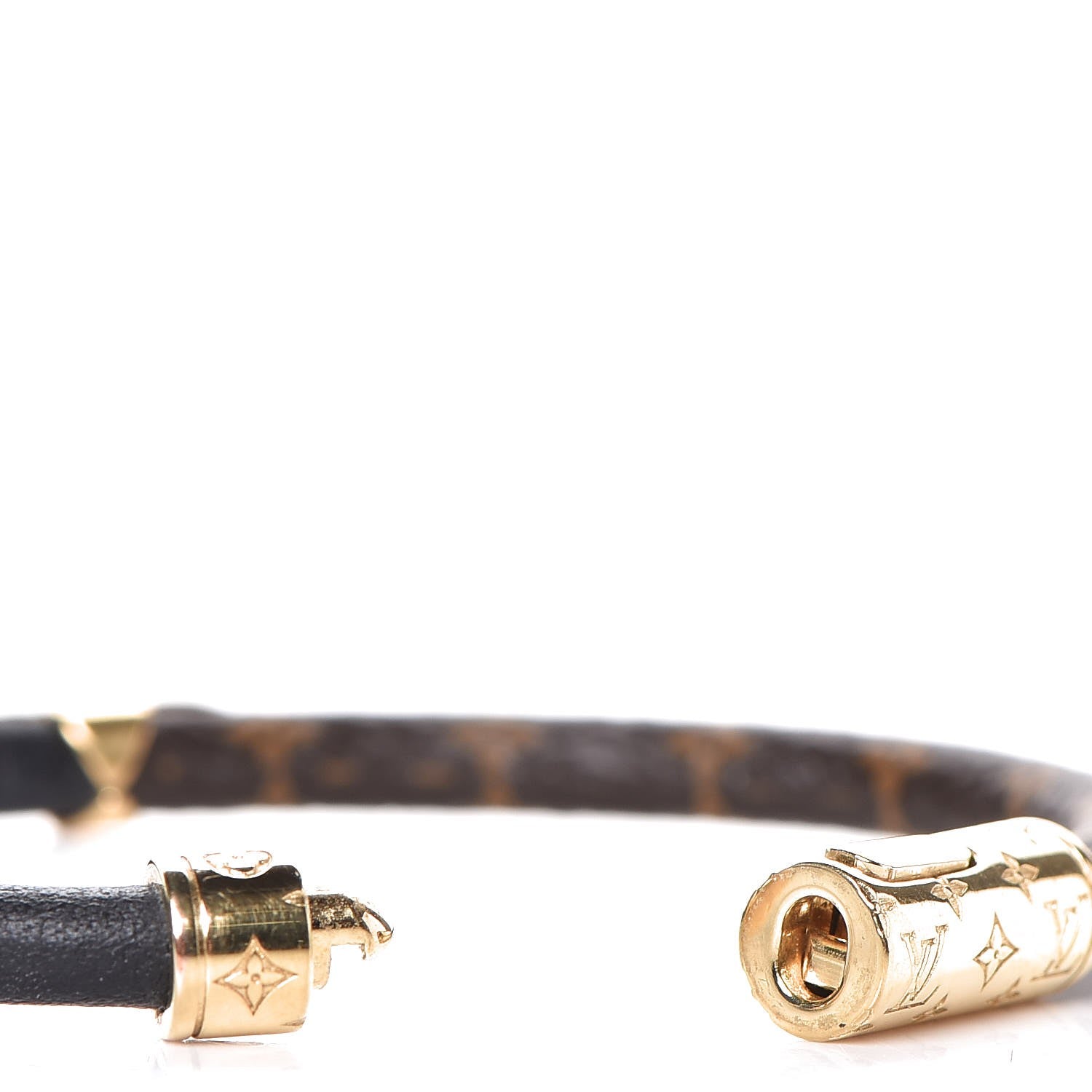Louis Vuitton Monogram Daily Confidential Bracelet 17 Black 4 of 4