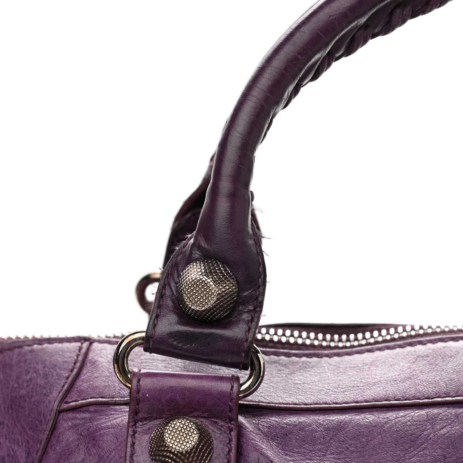 Balenciaga Agneau Giant 21 Silver Hardware Work Raisin 11 of 14