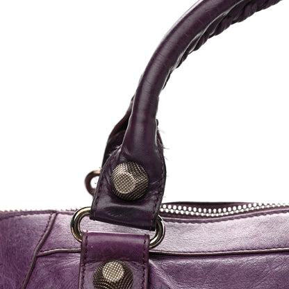 Balenciaga Agneau Giant 21 Silver Hardware Work Raisin 11 of 14