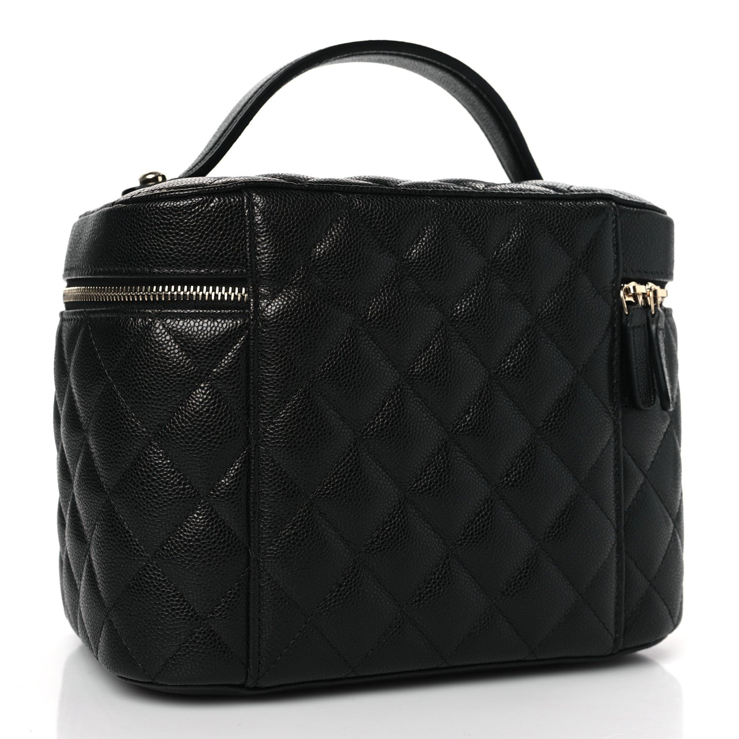 Chanel Caviar Quilted Large Vanity Pouch Black 4 of 11