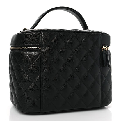 Chanel Caviar Quilted Large Vanity Pouch Black 4 of 11