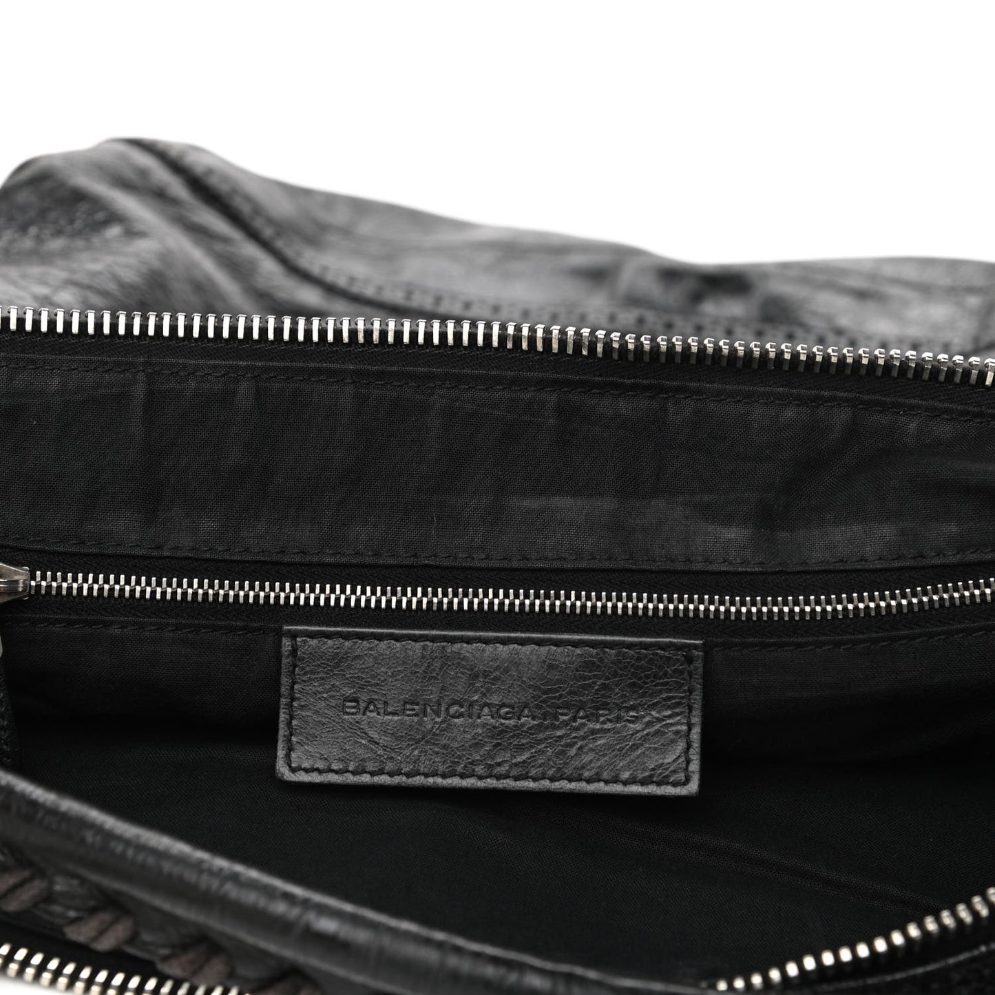 Agneau Giant Brogues Hardware Day Hobo Black