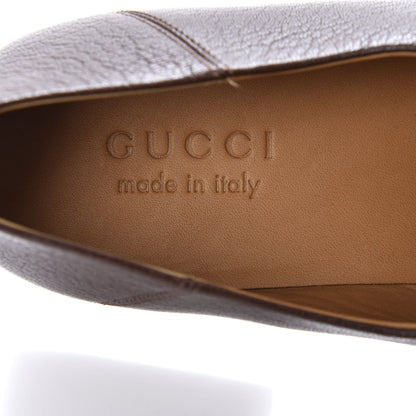 Gucci Havely Kid Web Mens Horsebit Loafers 8 Light Brown 7 of 10